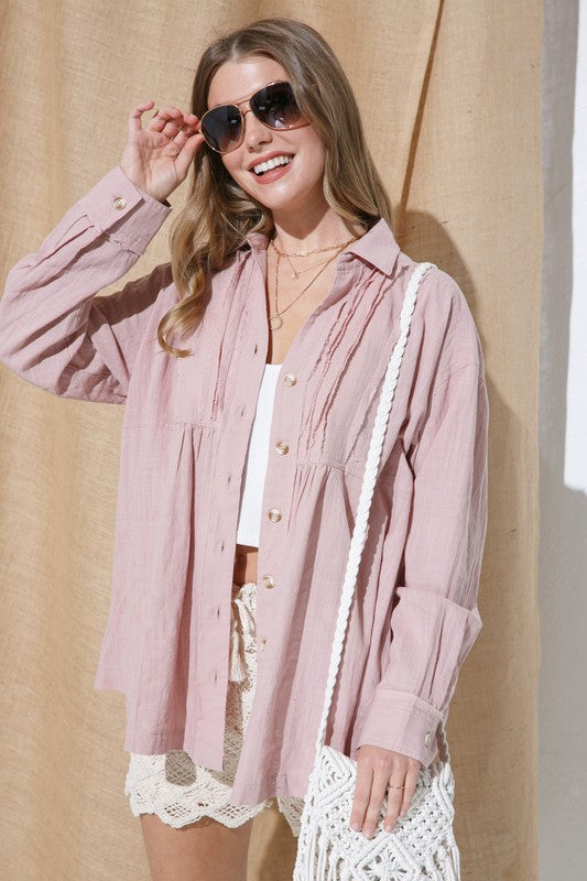 Rose Oversized Shirt
