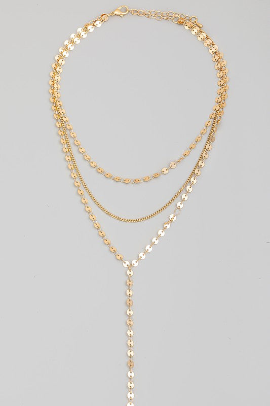 Layered Y Necklace