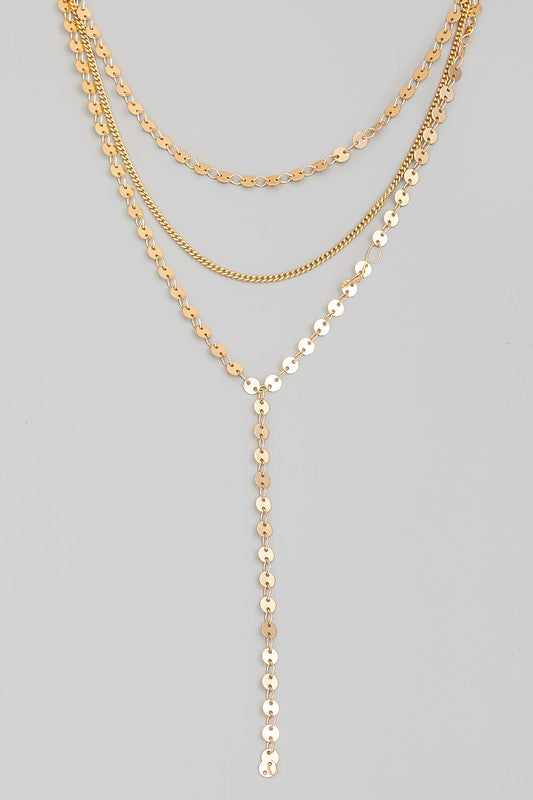Layered Y Necklace