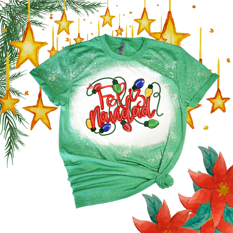 Feliz Navidad Lights Tee