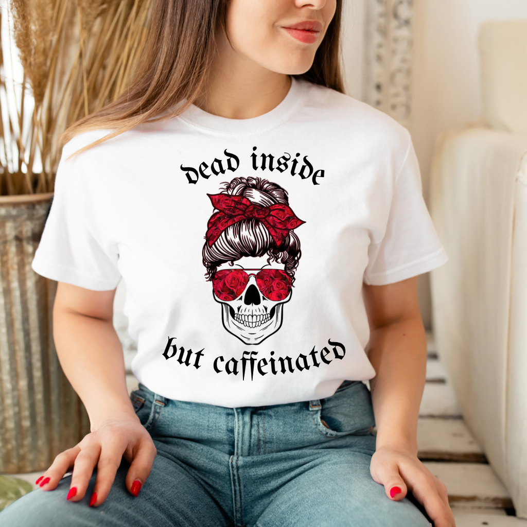 Dead Inside But Caffeinated Tee