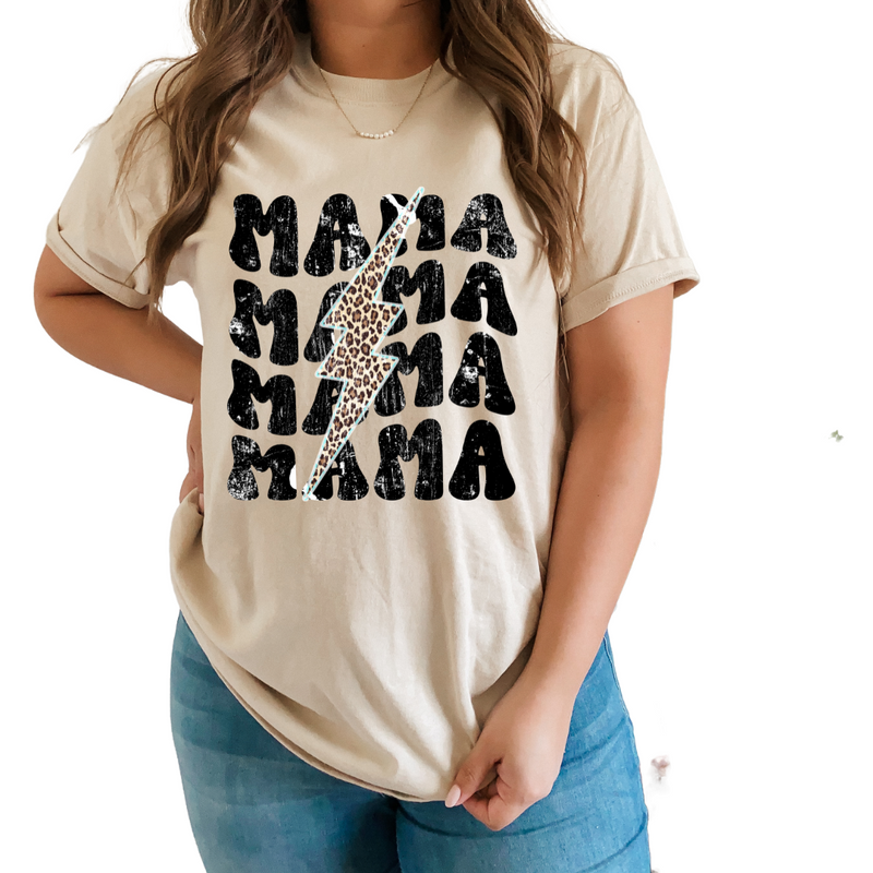 Mama Distressed Tee